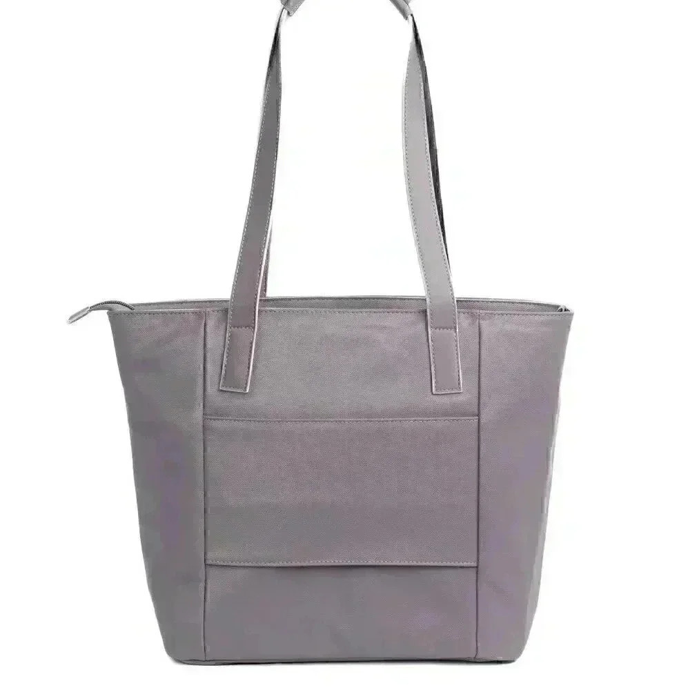 LUG Paddock Satin Luxe VL (Vegan Leather) Tote / Shoulder Bag - Pearl (G… - Picture 4 of 16